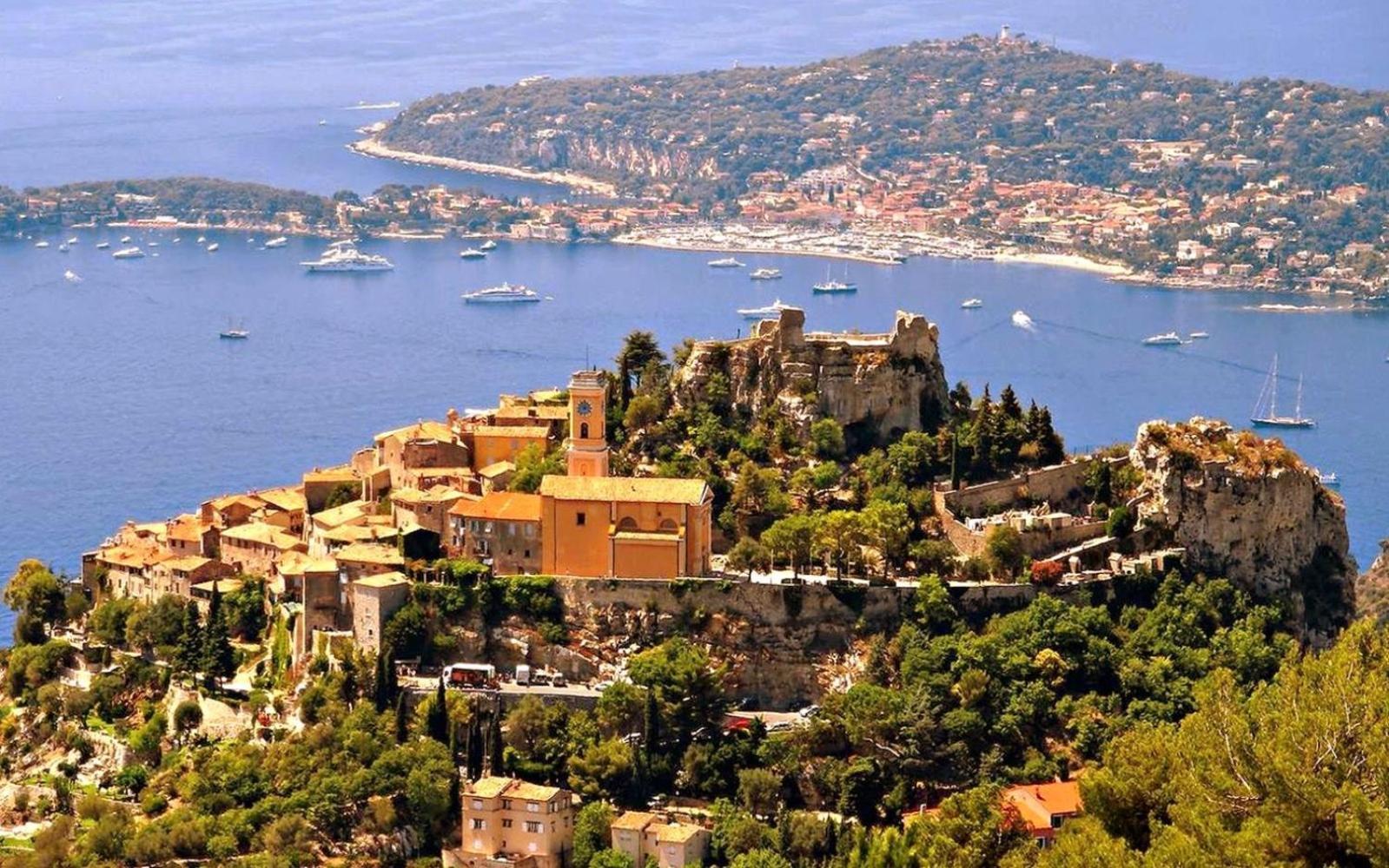 Eze - Appartement Dans Bas De Villa Avec Piscine Pres De Monaco Esterno foto